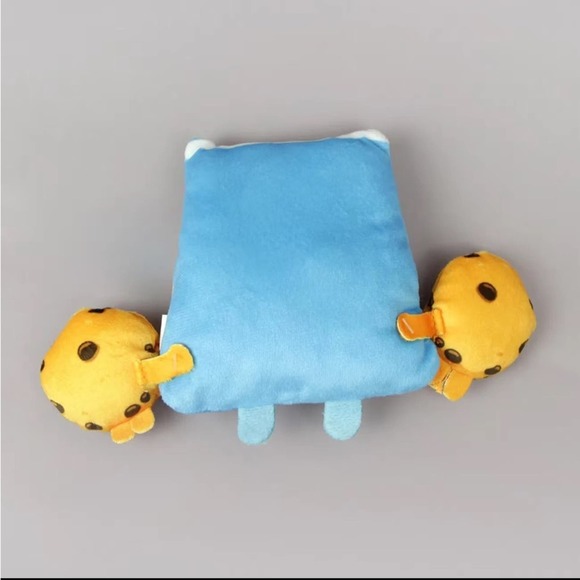 Puppy & Cat Squeaky Plush Milk Pattern Interactive Toy - Picture 2 of 6